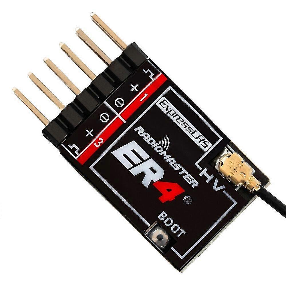 Radiomaster ER4 2.4GHz 4CH ExpressLRS ELRS RX PWM Receiver Support Voltage Telemetry for F3P RC Airp