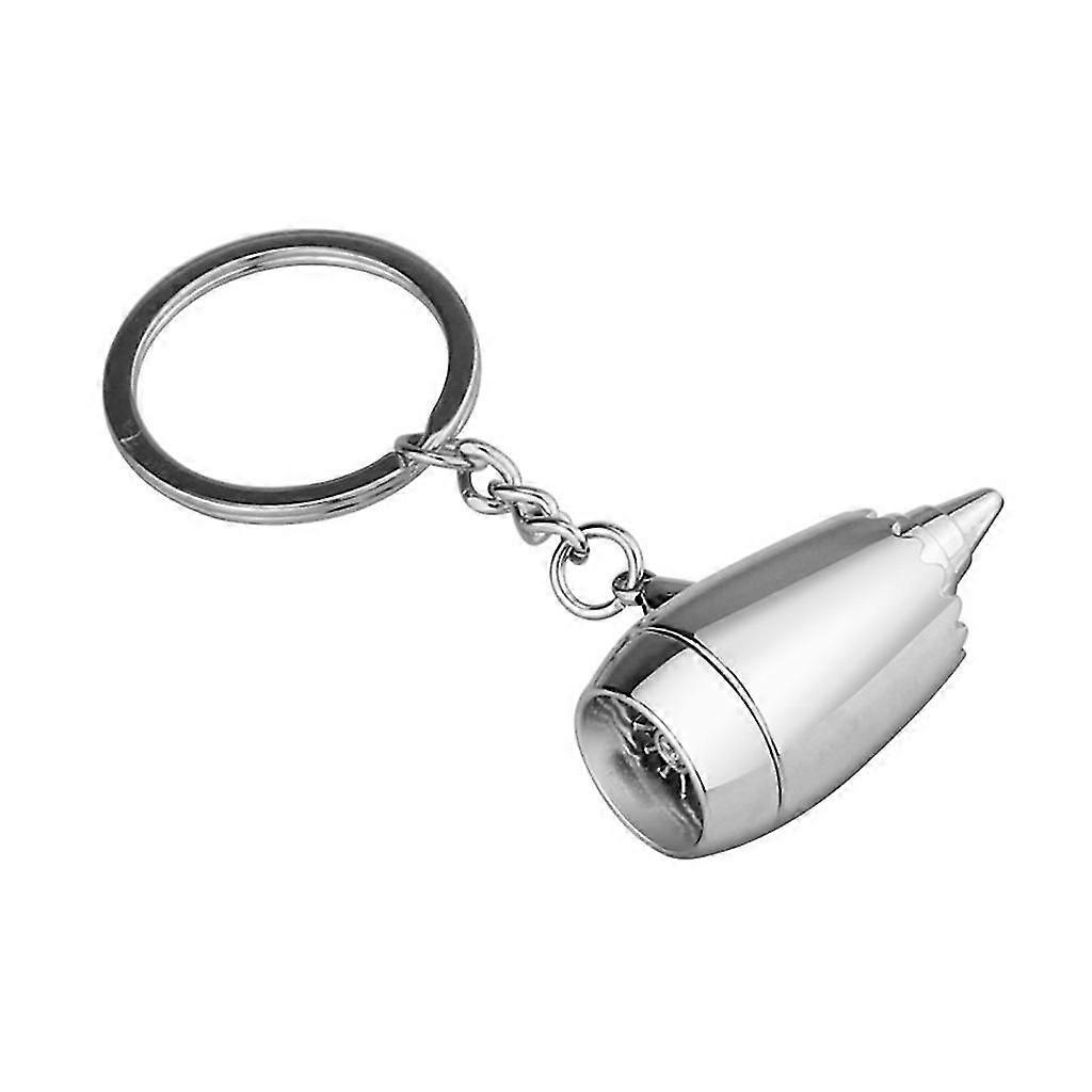 Mini Aircraft Engine Keychain Personality Charm for Key Ring Designer Souvenir