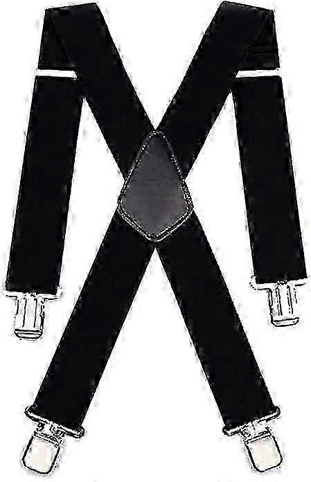 Σταυρωτά σιδεράκια πλάτους 50mm για ανδρικά παντελόνια μοτοσικλέτας, εξαιρετικά ανθεκτικά, ρυθμιζόμενα και ελαστικά, μαύρα