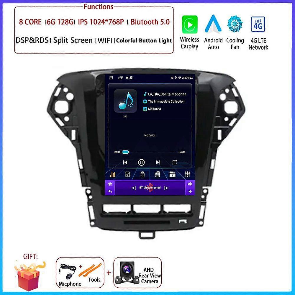 Android 13 Player For Ford Mondeo MK4 2011 - 2013 Car Intelligent System Radio Multimedia Video GPS CarPlay Auto 4G+WIFI 9.7