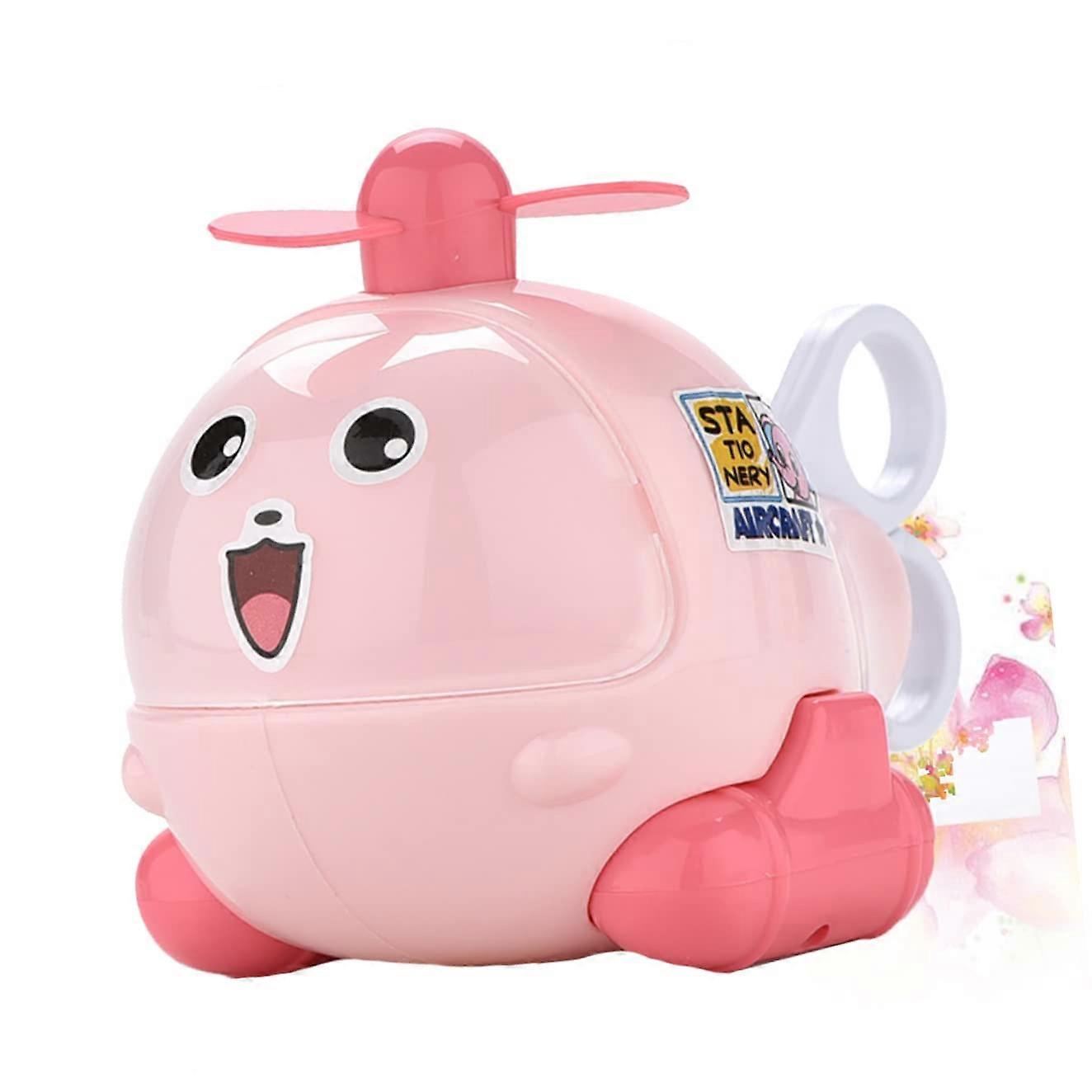 Cartoon Multifunctional Pencil Sharpener and Stapler Toy, Back Shaped Eraser for Stationery