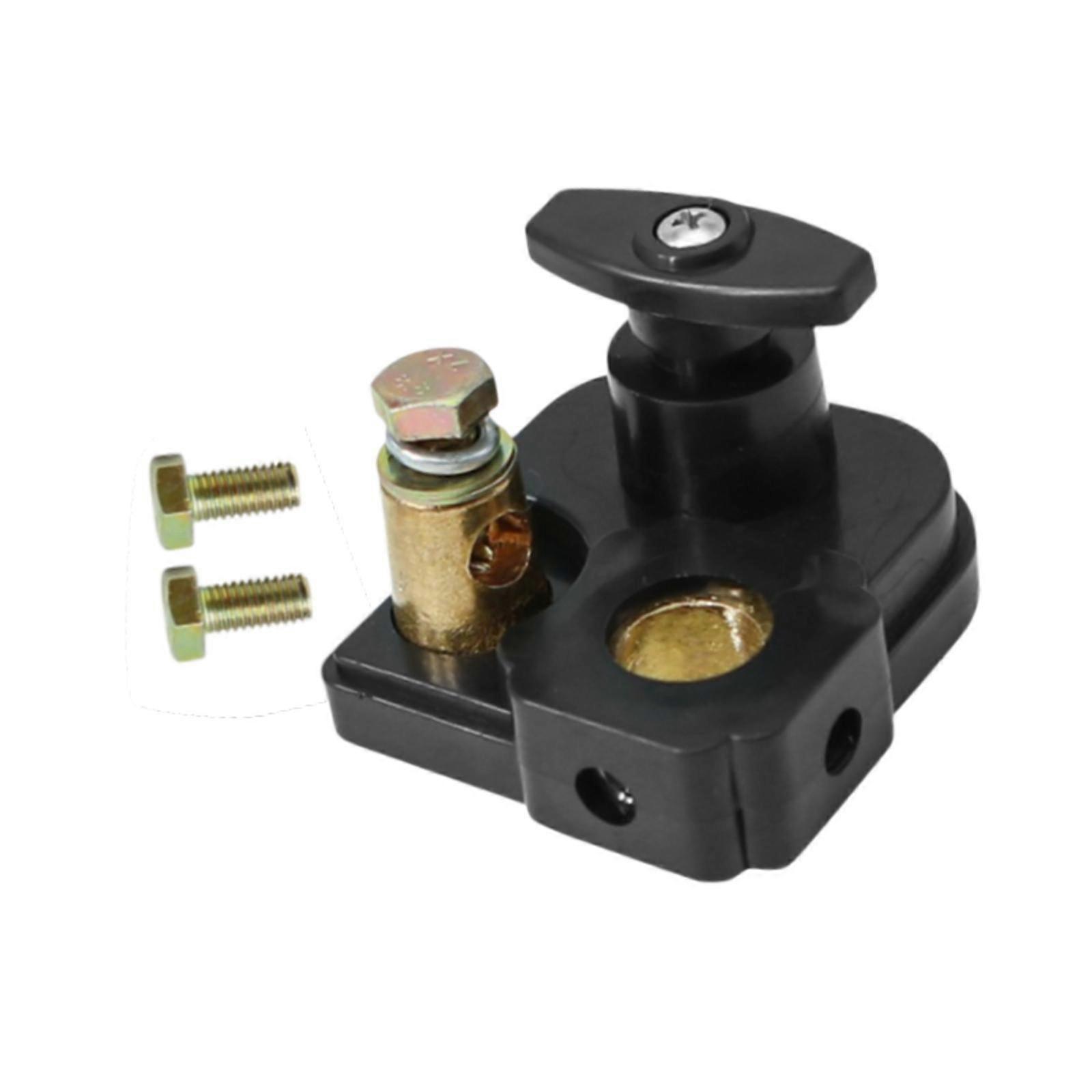 Battery Shut Off Switch Brass Negative Pole Switch 12V 24V Power Kill Switch Car