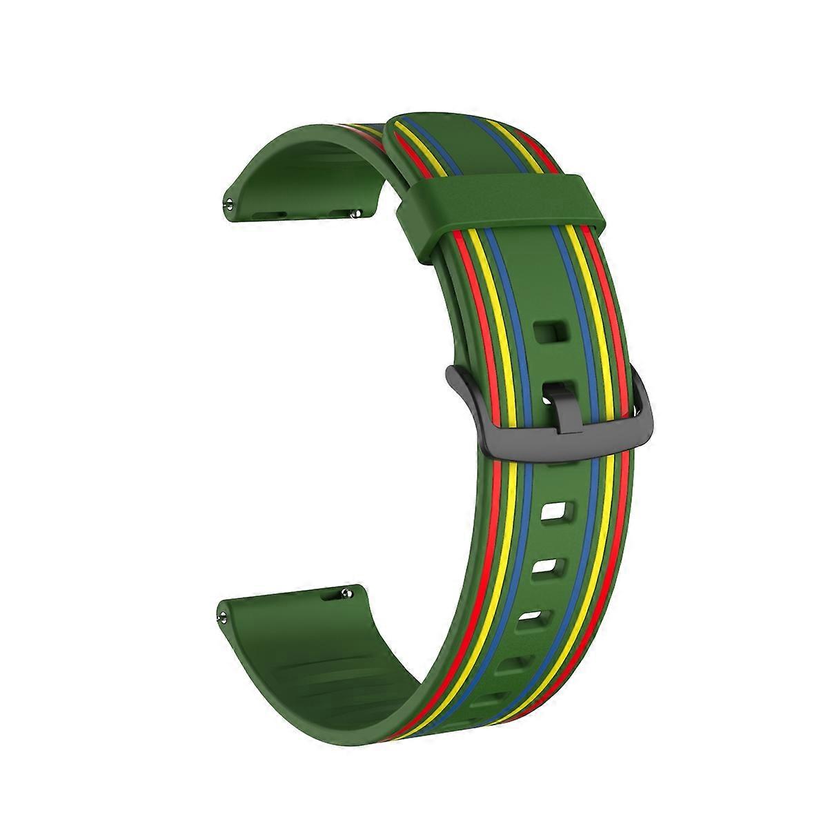 20mm Stripe Silicone Watch Band