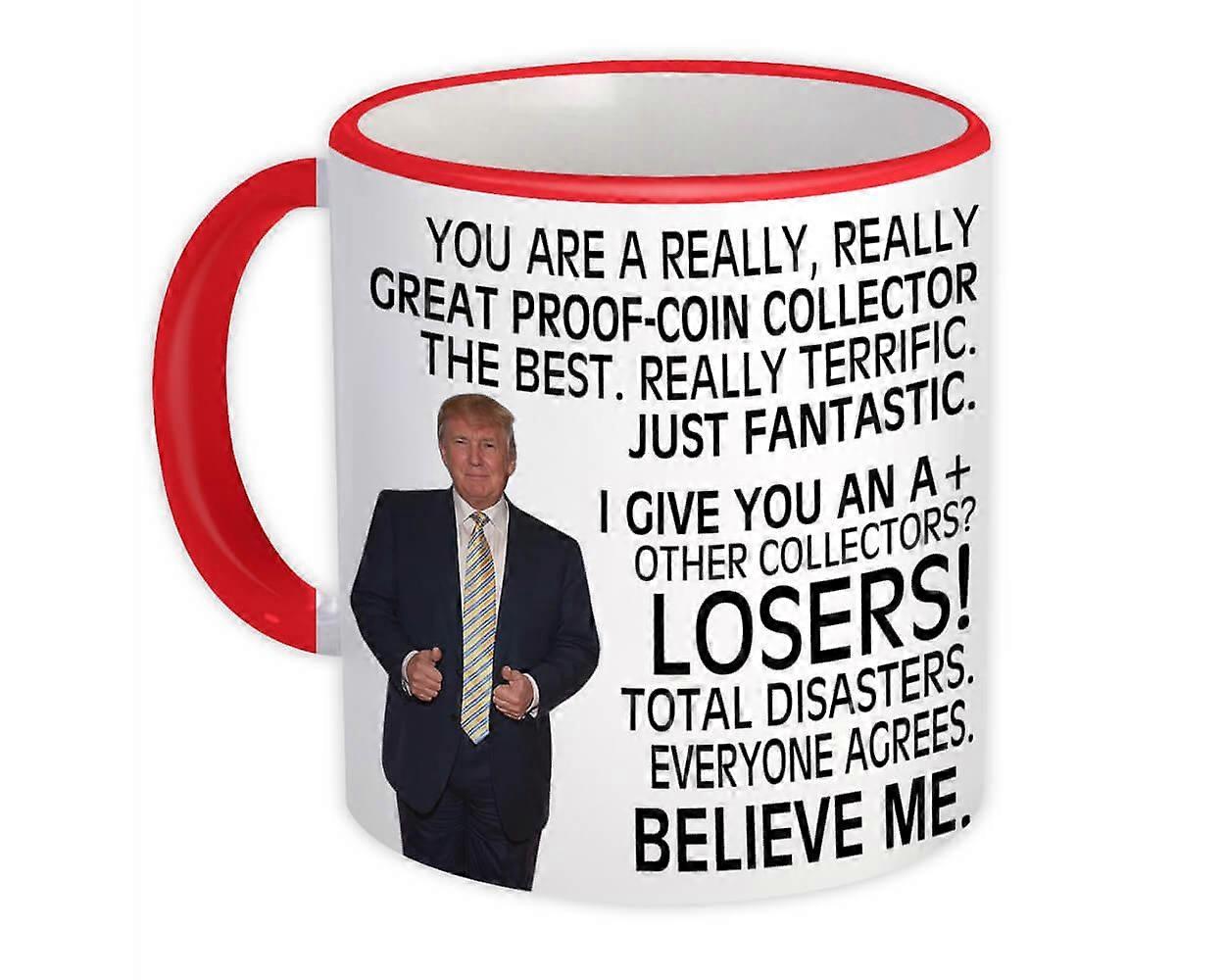 Gift Mug: Proof-Coin Collector Funny Trump Hobby