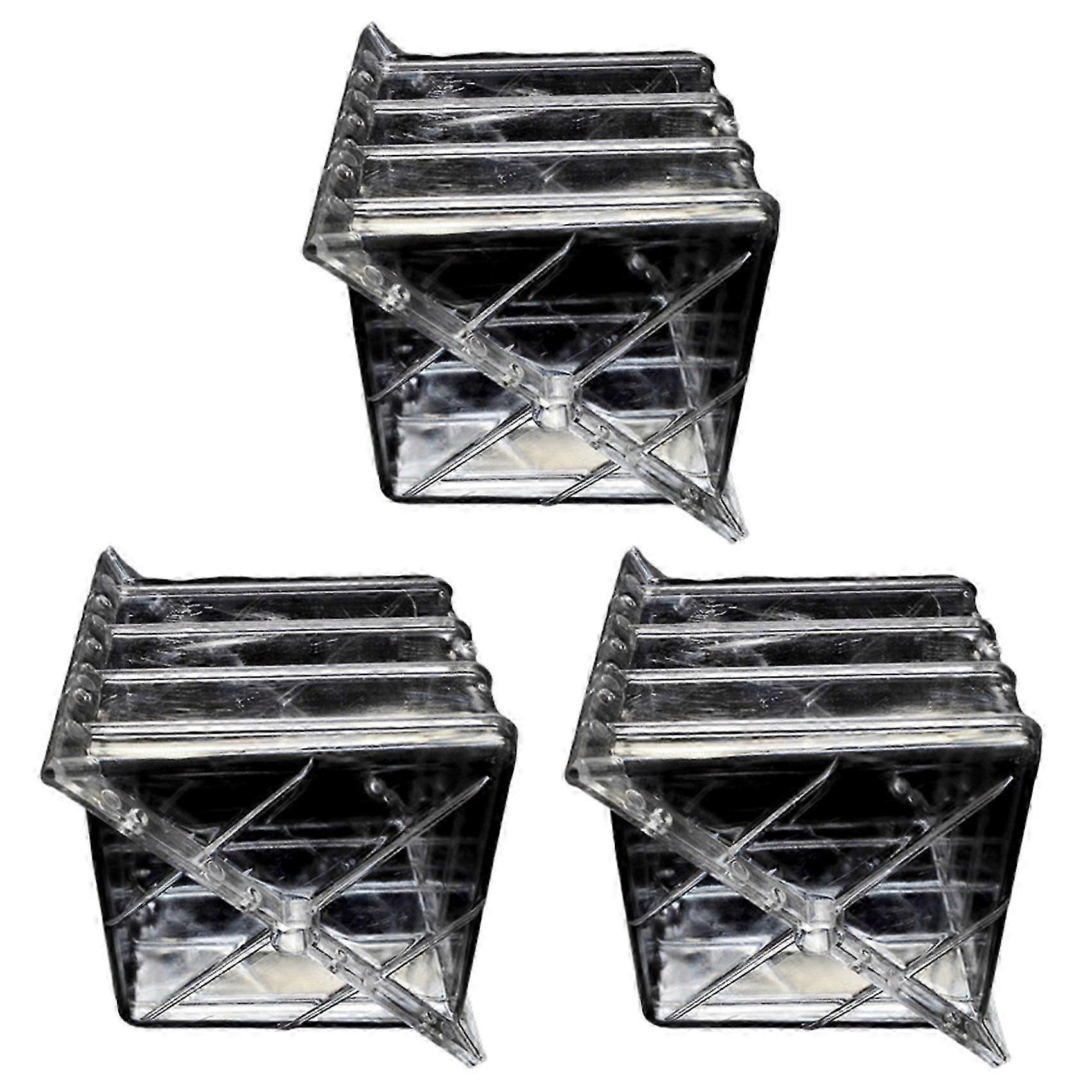 3X Big Size Plastic Clear Heart Square Watermelon Growing Mold Transparent Fruit Growth compatible withming Sha