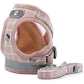 Arnês ajustável para cães para pequenos animais de estimação, formato ergonômico com tecido macio e respirável para conforto incomparável