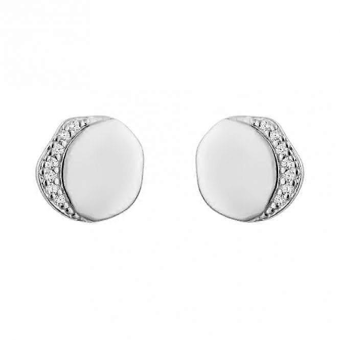Fiorelli Silver Platinum Earrings E6371C