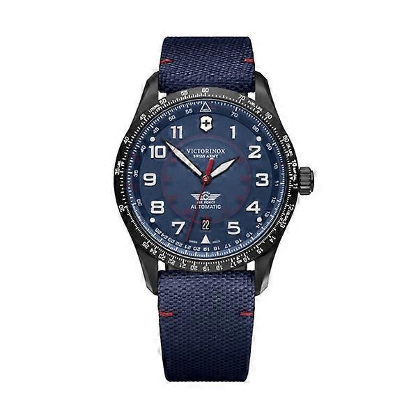Victorinox Airboss Mechanical Men's Watch V241998 – Blue Dial, Blue Fabric Strap