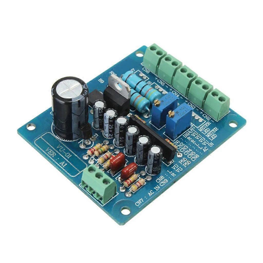 Stereo VU Meter Driver Board AC12V Stereo VU Meter Driver Board Amplifier