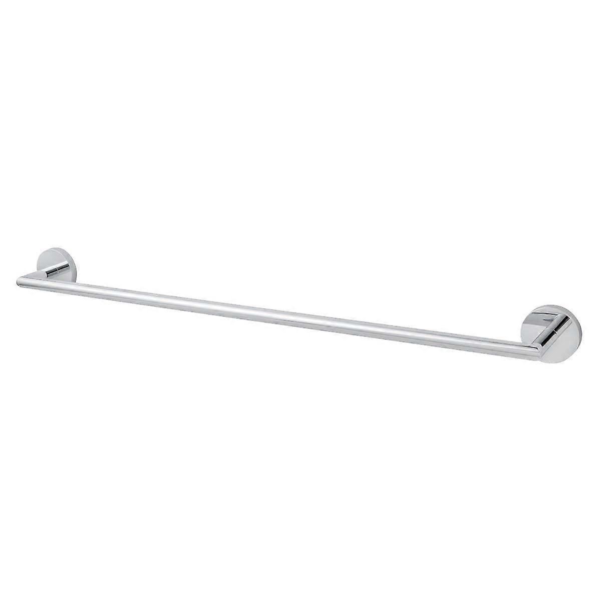 Polished Chrome Towel Bar 24-Inch Wall Mounted Bathroom Accessory