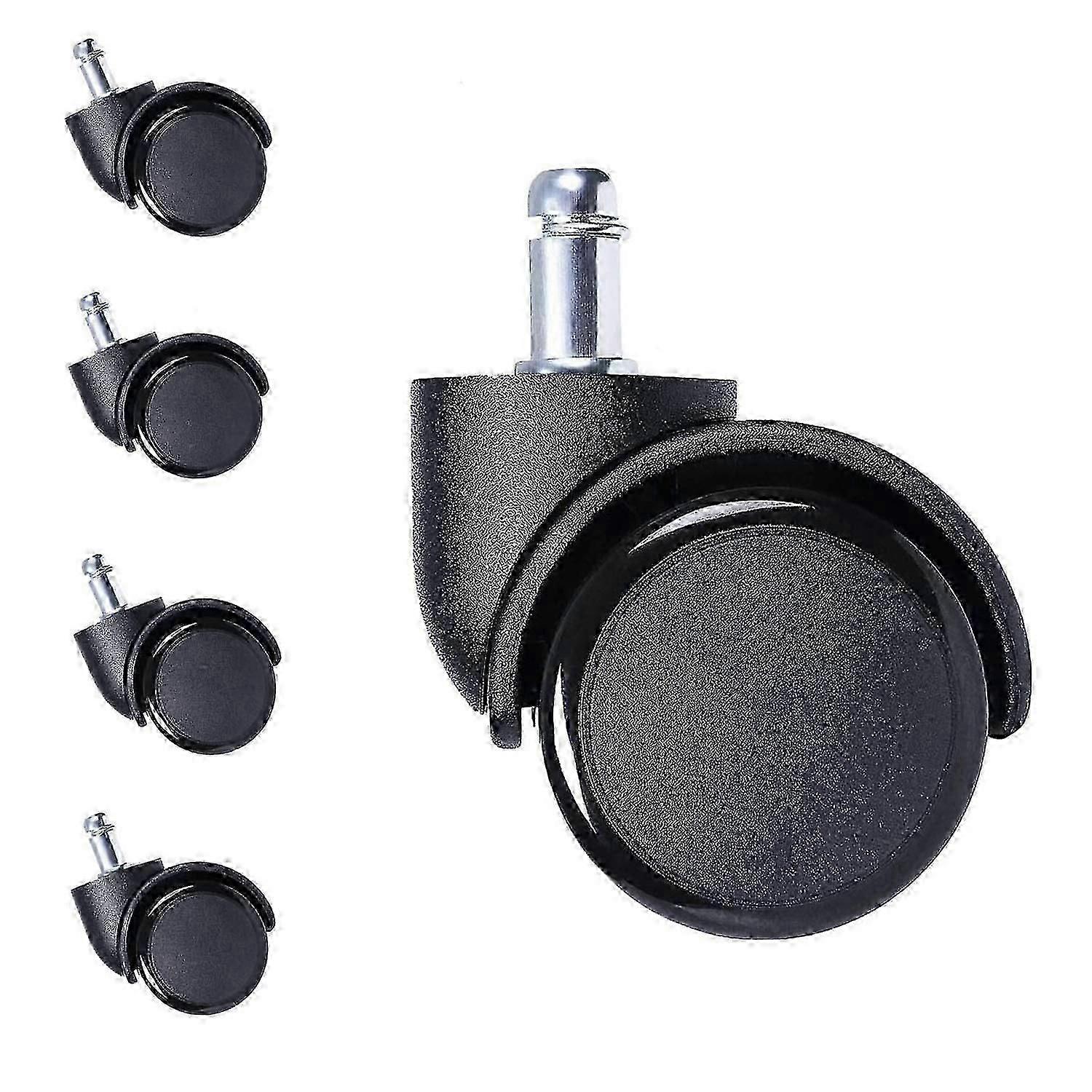 10mm Stem Caster Wheels Rubber Chair Replacement Wheels