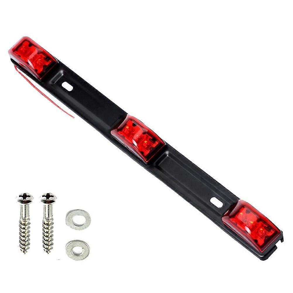 Trailer Tail Light Bar, 14.2 inch Red Clearance Identification ID Marker Light with Bracket for Pick