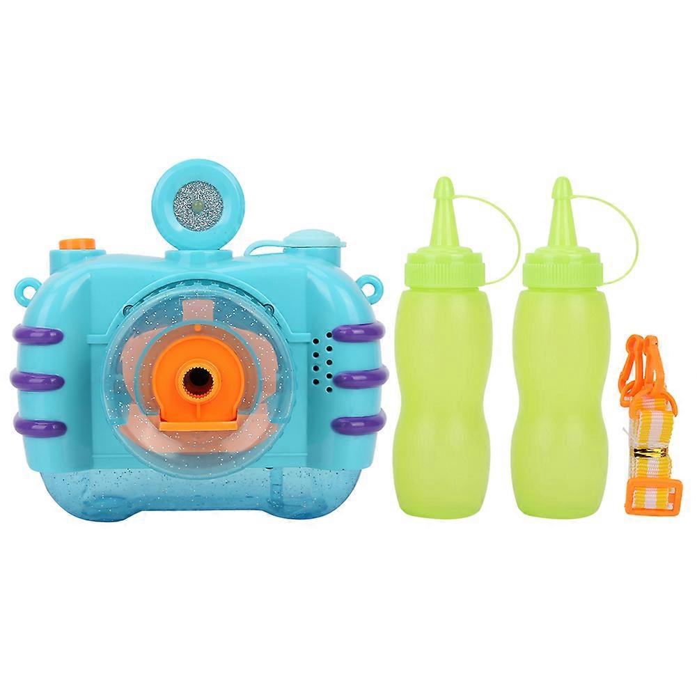 Automatic Cartoon Camera Shape Bubble Machine with Light & Music
