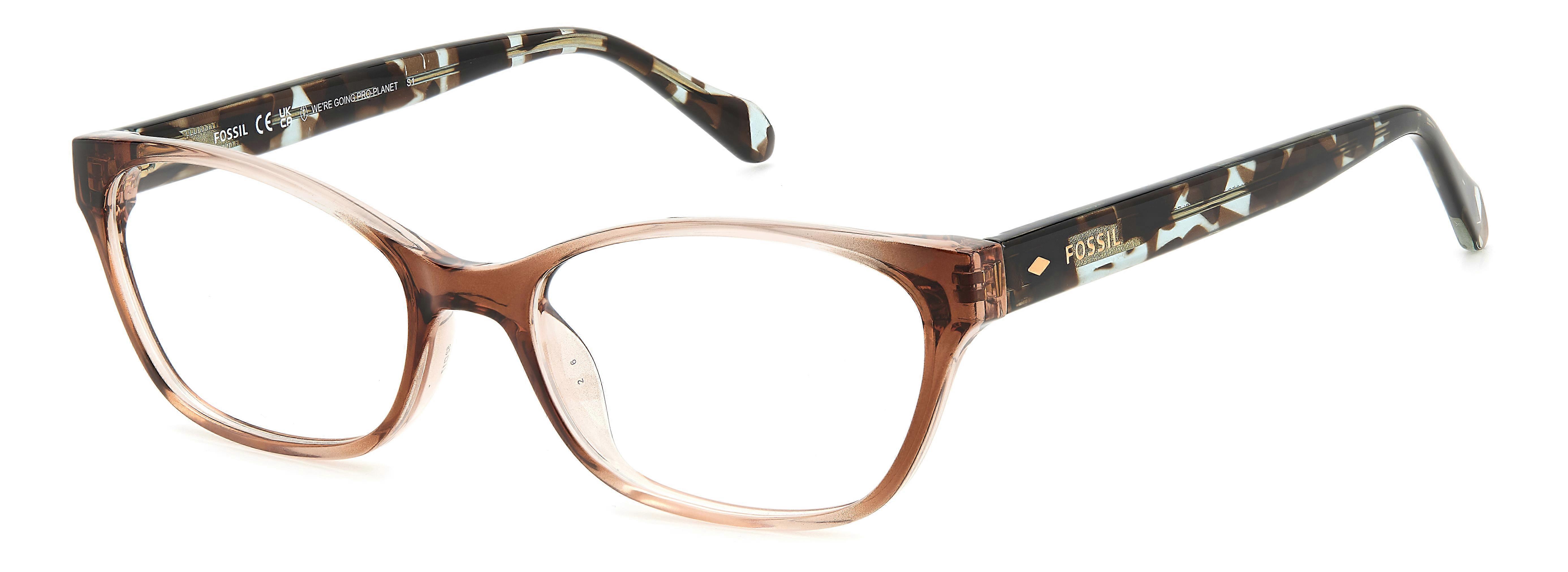 Eyewear Frames FOSSIL FOS 7158 FL4 CRYSTAL BROWN 52/17/140 WOMAN