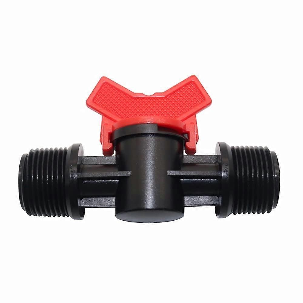 Hose Connector Adapter 5 Pcs Plastic Garden Irrigation External Thread 3/4 In Or 1/2 In Hose Coupling 3 Models