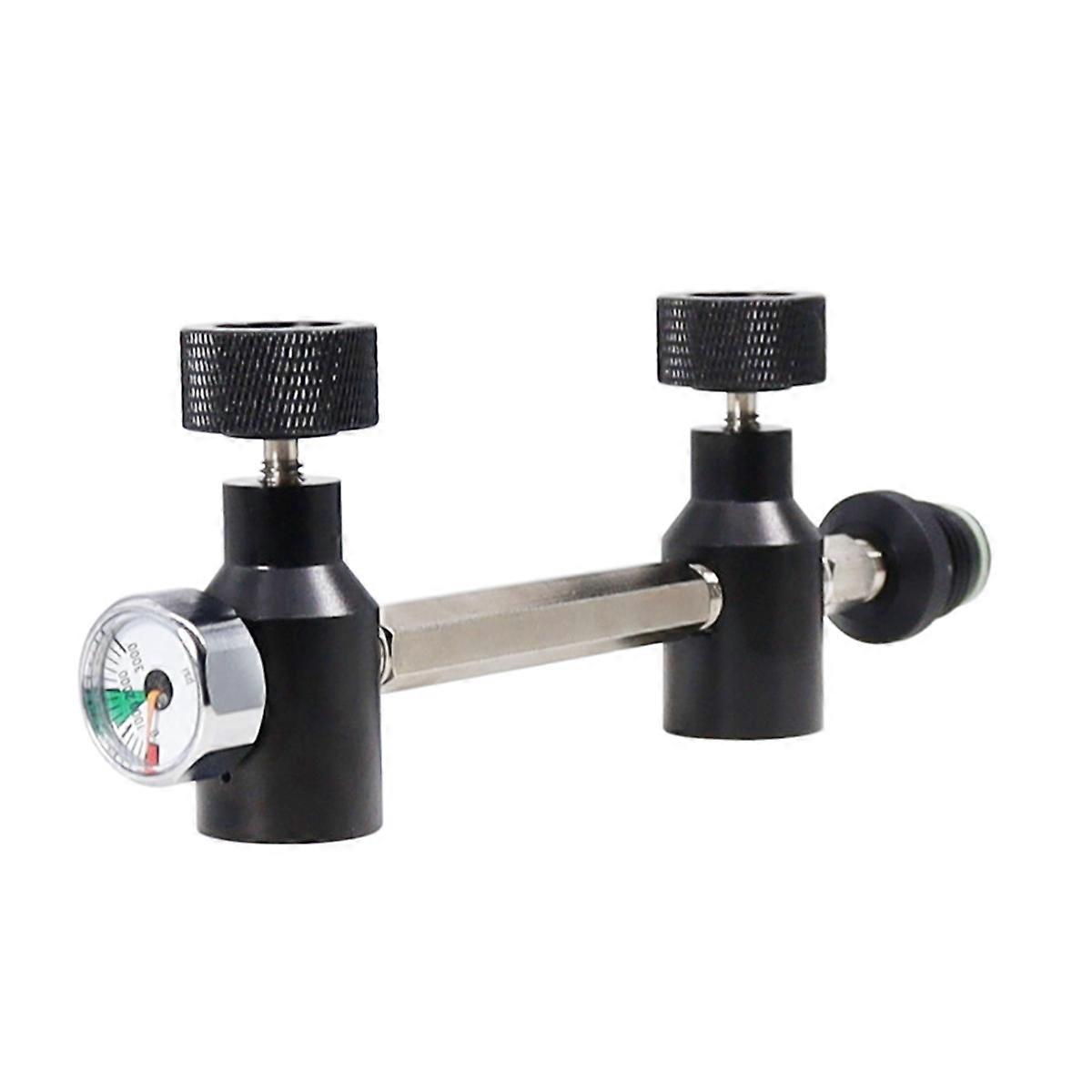 Inflator Head Can Connect 2 Gas Cylinders Outdoor Sports A