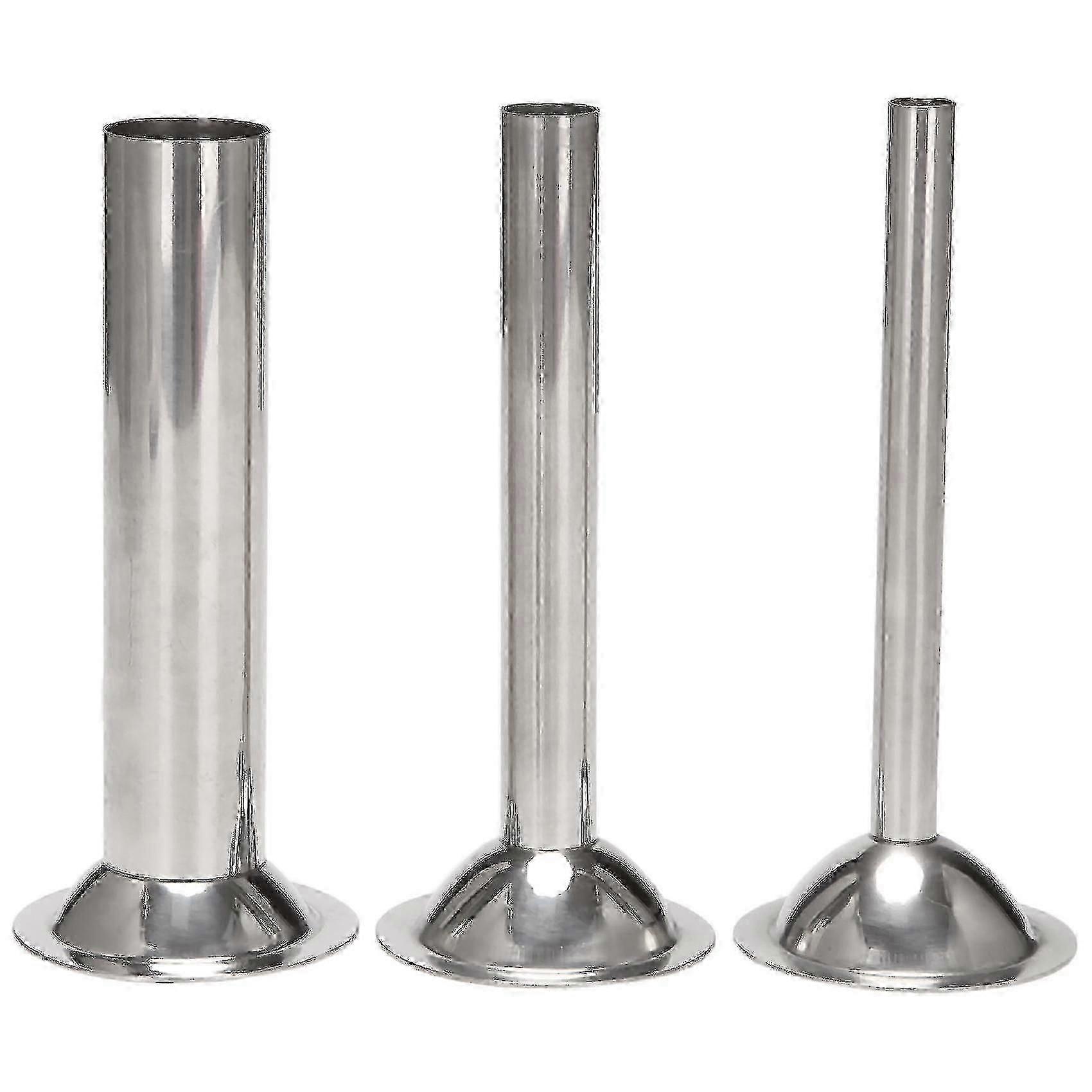 Stuffing Tubes,stainless Steel Funnels Attachment For Manual Sausage Stuffer, For Food Grinders (se