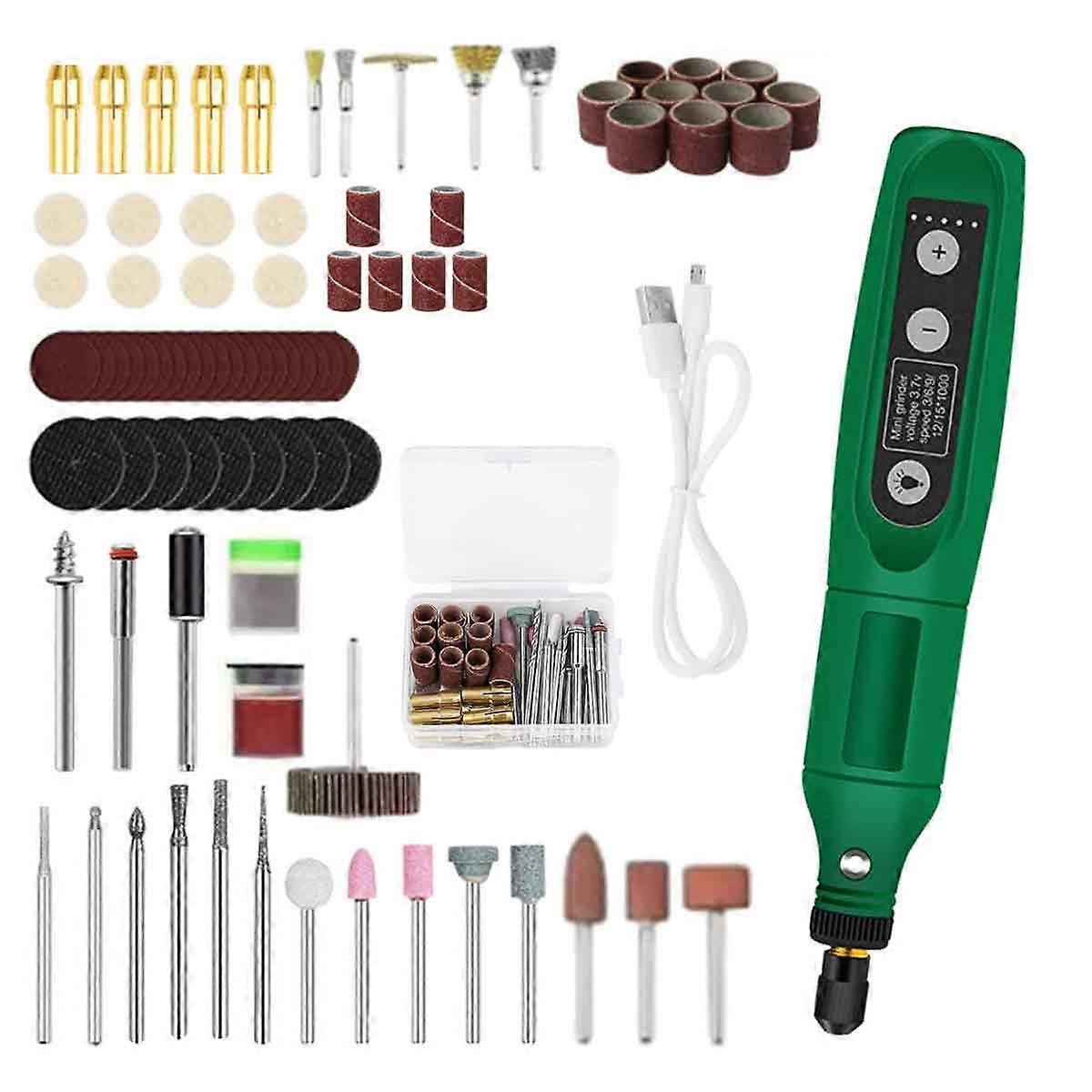 Fixed speed electric engraving machine, multi-purpose power rotary tool, for wood engraving/polishing/grinding tools