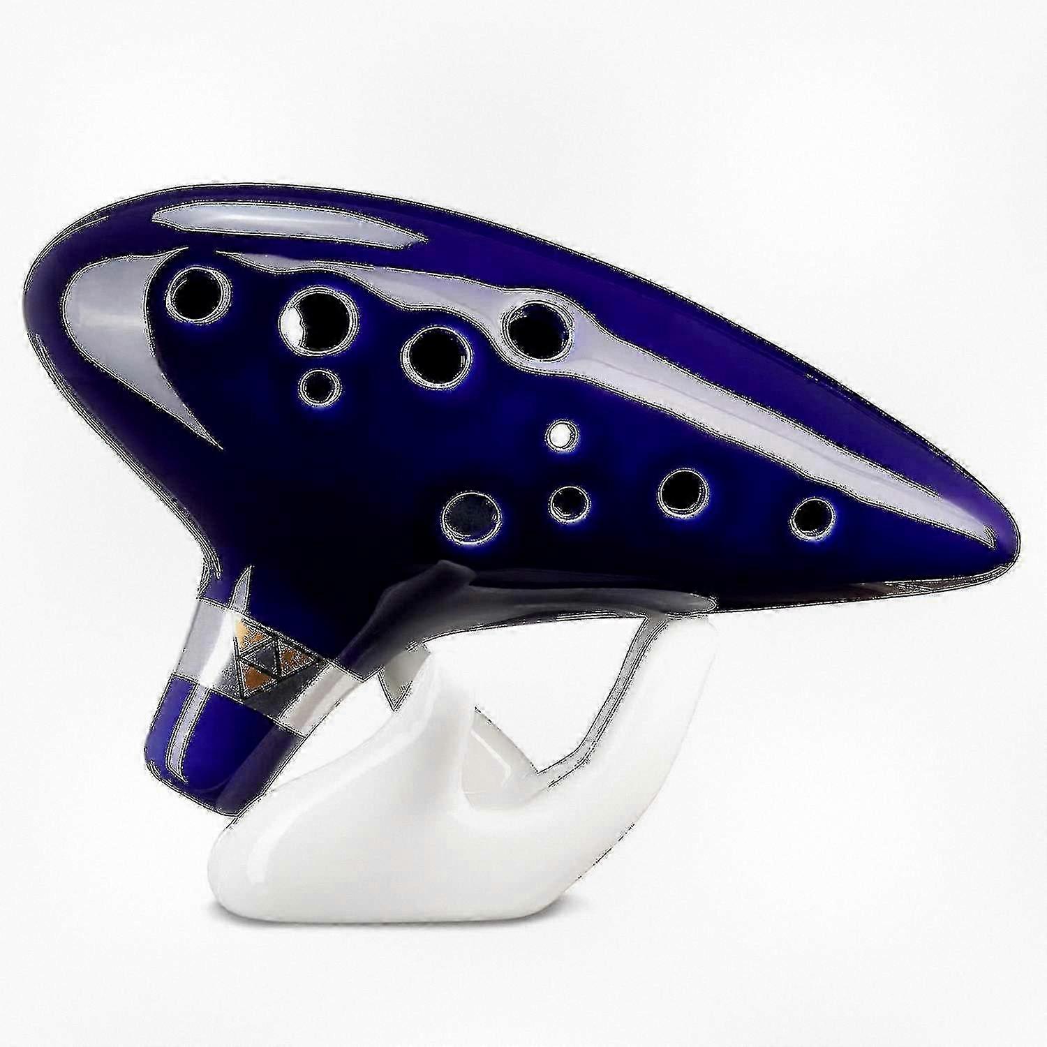 Legend of Zelda Inspired 12 Hole Alto C Ocarina with Music Book