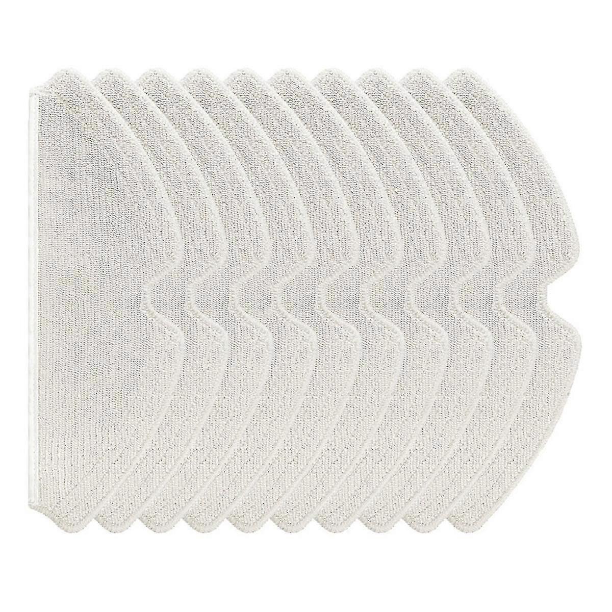 10-Pack Mop Cloths Compatible with Robot Vacuum Cleaners