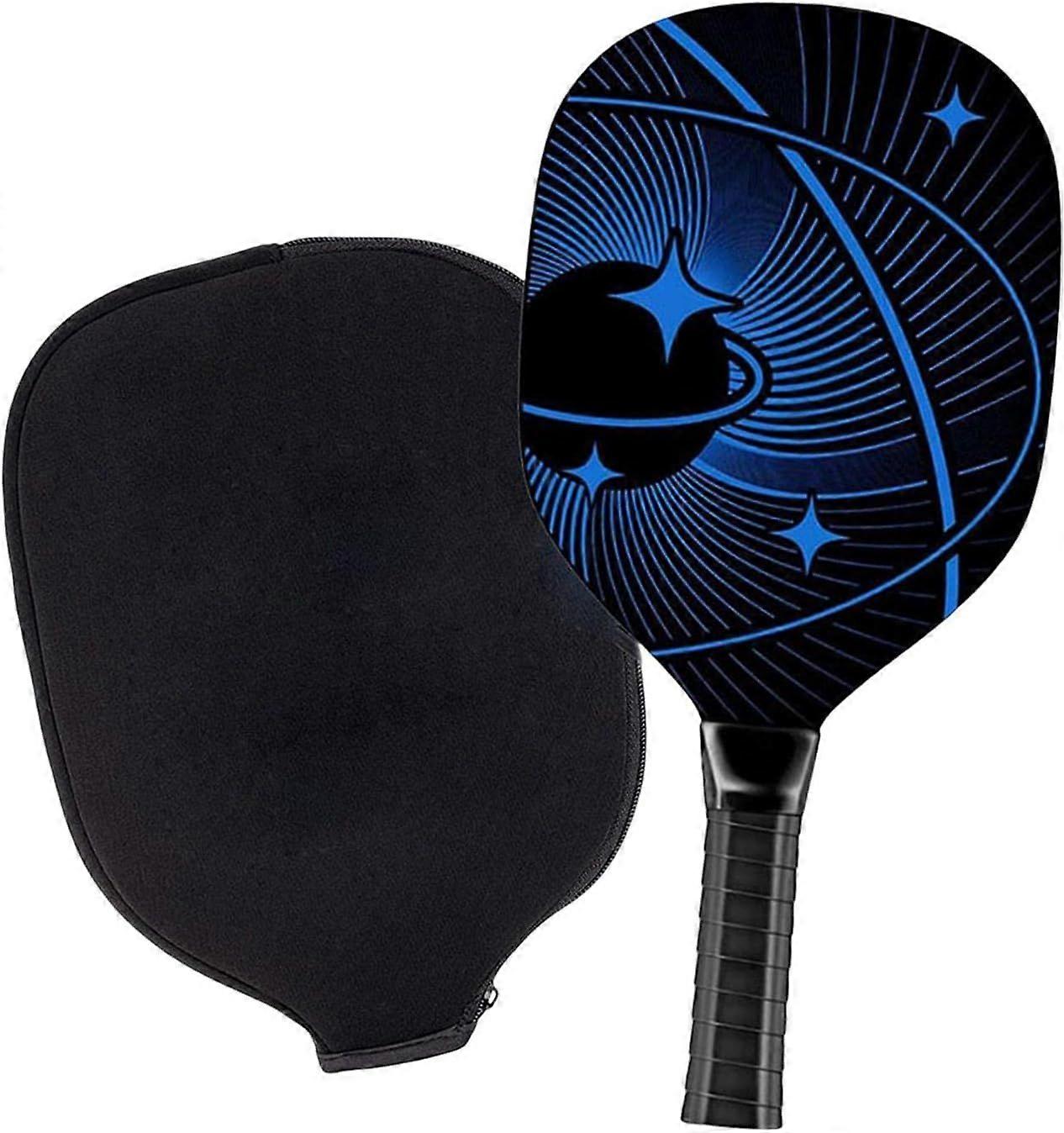 Pickleball Paddle Pickleball Racket with Ergonomic Grip Portable Pickle Ball Racquet with Zipper Cover for Kids Adults Advanced Exercise