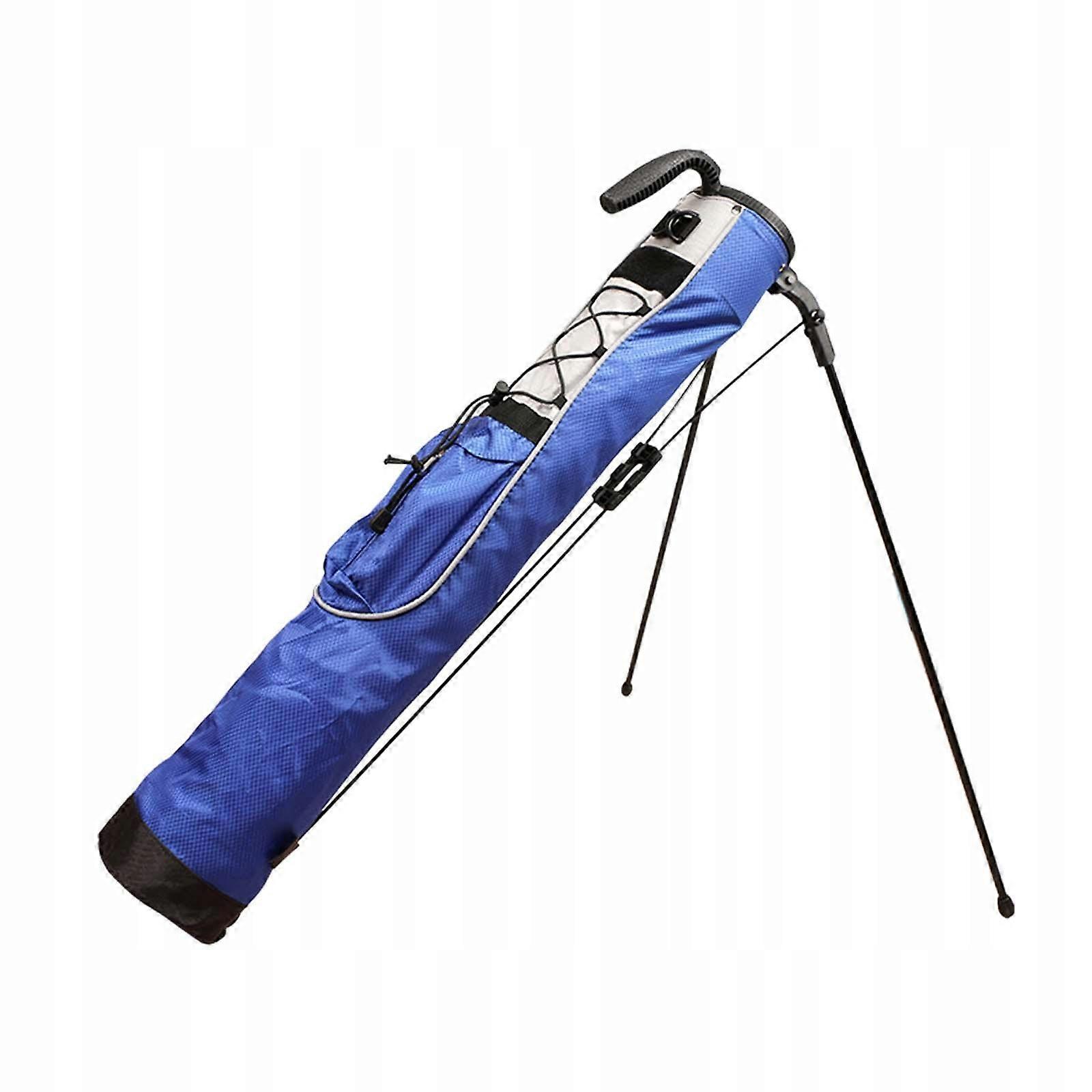 Golf Stand Carry Bag Large Capacity Blue