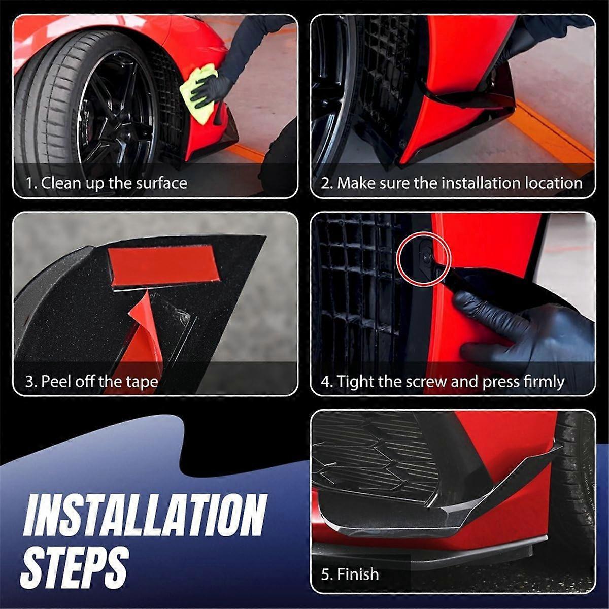 Front Side Canard Cover for C8 Z51 2020-2024