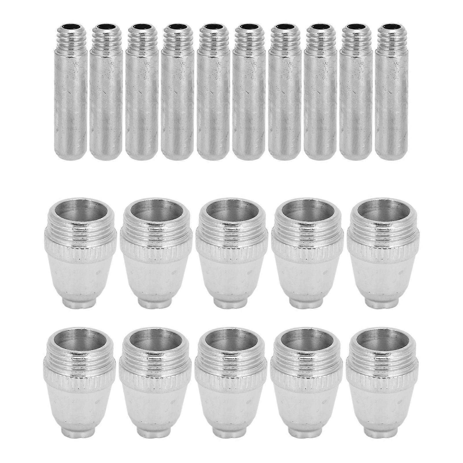 20Pcs Plasma Cutting Torch Consumables Electrode Tip Nozzle for AG-60 SG55 Cutter