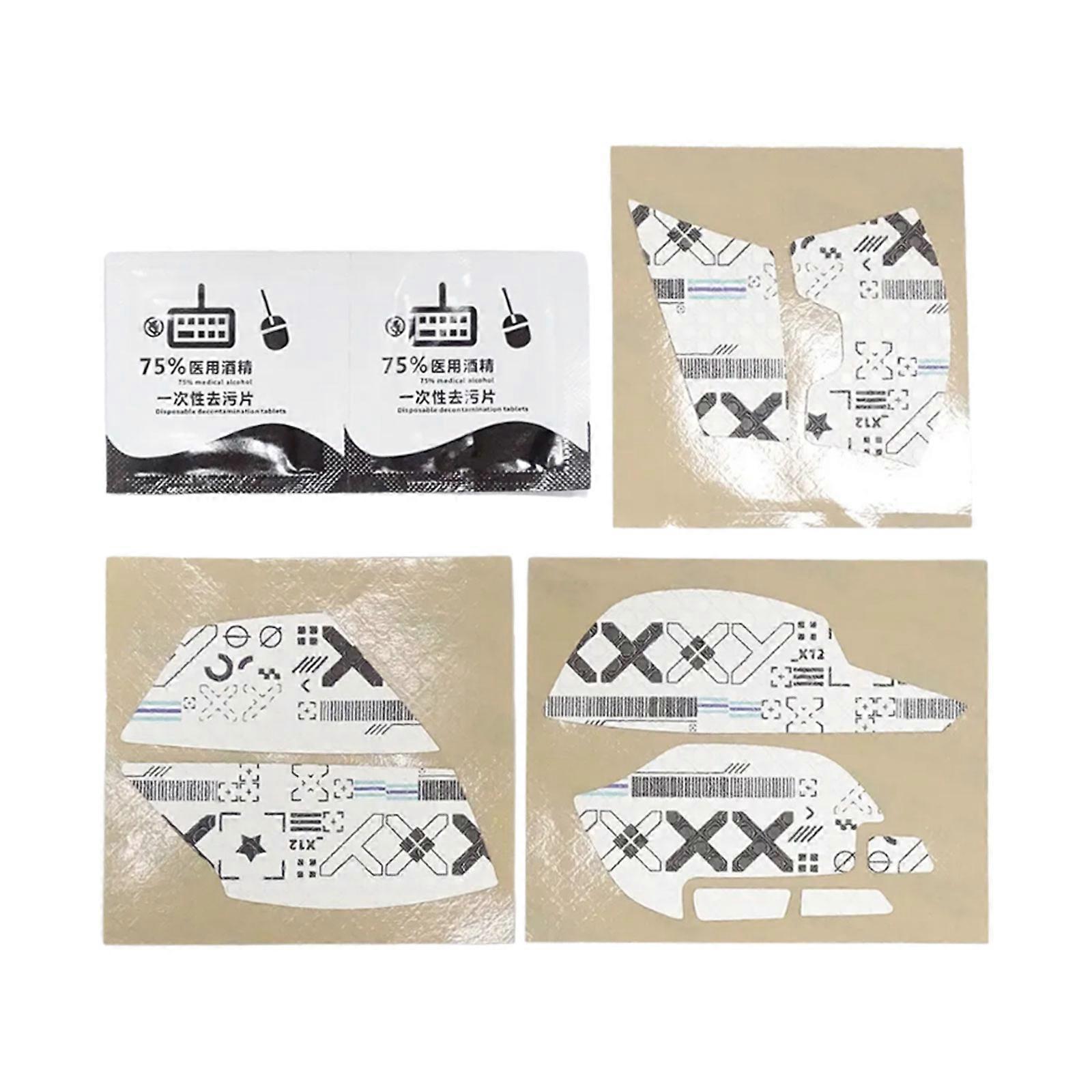 Mouse Side Grips Sweat Resistant Pad Anti Sweat Paste Grip Tape Replacement for Basilisk V3X Gaming Mouse Accessories  White