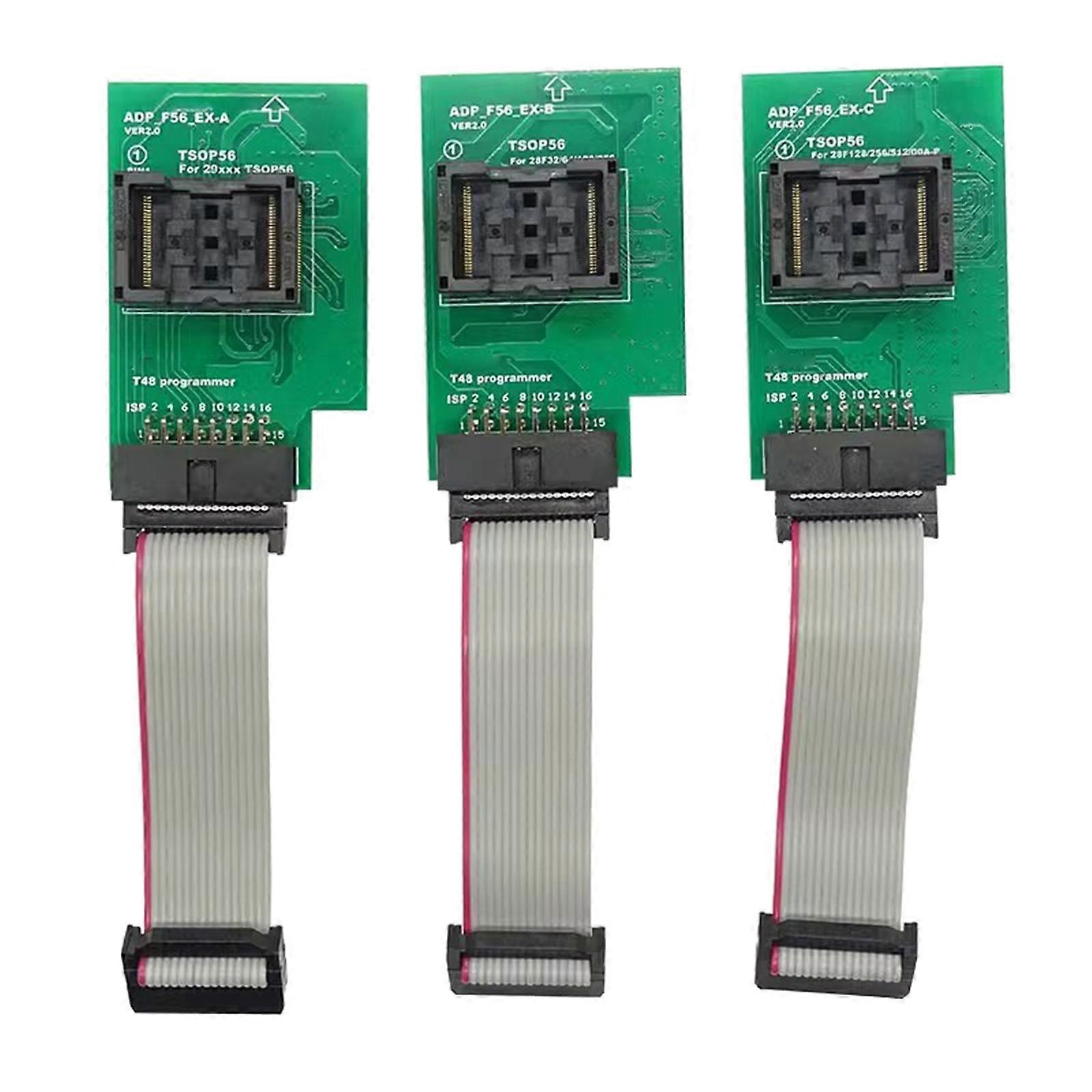 Professional TSOP56 Socket Adapter For T48 Programmer Burners Block High Precise Connection And Easy Installation Multicolor