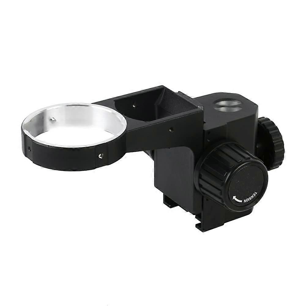 Microscope Accessories Kit 76mm Diameter Adjustable Zoom Stere Microscopes Focusing Holder Focusing Bracket Microscope Slides (Color : 25mmBlack)