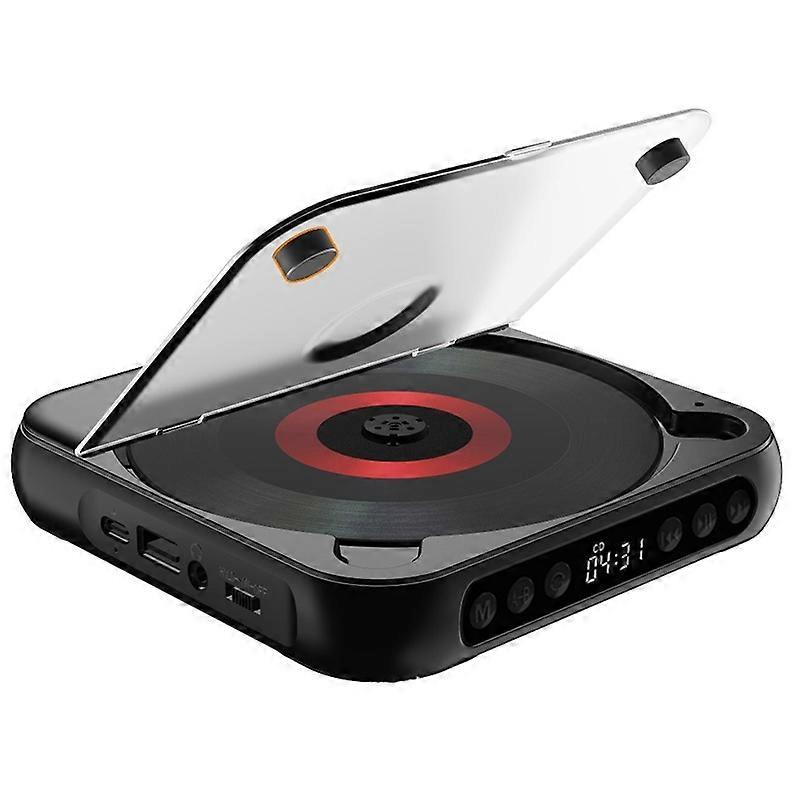 KC-918 CD Player with LCD Screen Portable Bluetooth-compatible Speaker Audio Repeater for Home Car
