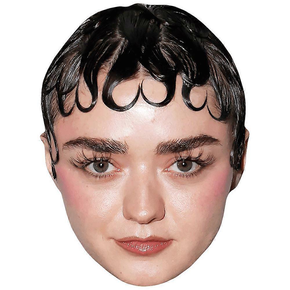 Maisie Williams (Heart) Celebrity Mask, Flat Card Face