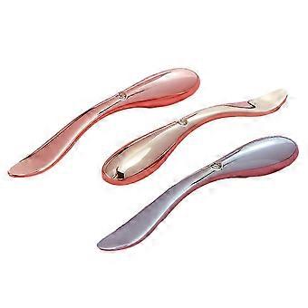 2025 3 STKS Eye Roller Cream, Gezichtsmassage Applicator Tool, Metalen Gezichtsmassager voor Moisturizer Wand Stick (Zinklegering) (2 in 1)