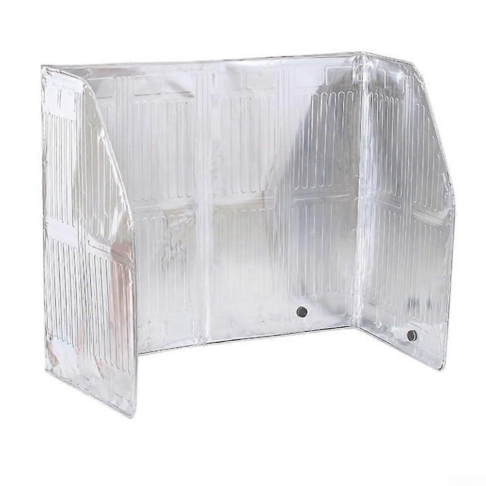 Aluminum Foil Splatter Guard Tool - Functional Kitchen Accessory for Mess-Free Cooking and Grilling