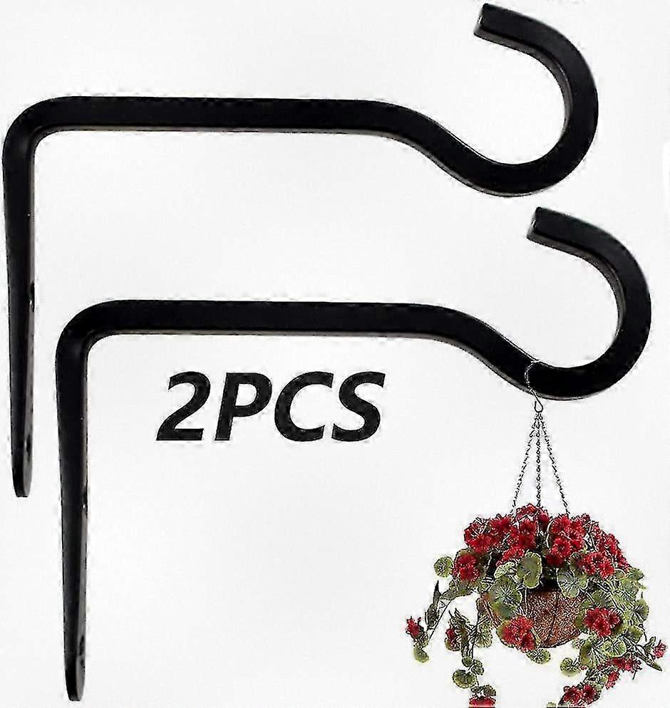 2 Pcs Hanging Iron Plant Hanger, Suitable for Various Planters, Decorative Planter Hanger Hook