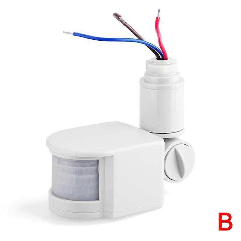 85 to 265V White (B)$Human body sensor floodlight sensor PIR sensor probe sensor infrared sensor switch human infrared 1