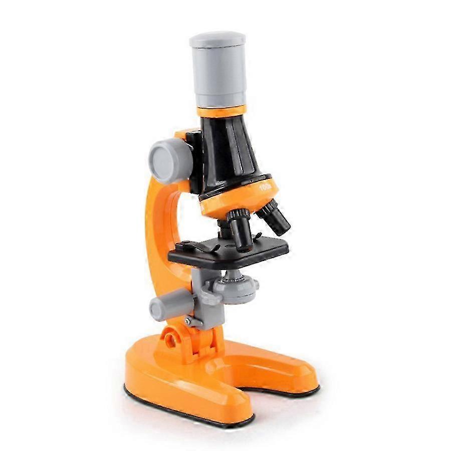 2025 Beginner Microscope Kit for Kids: 10pc Science Toy 100X-1200X
