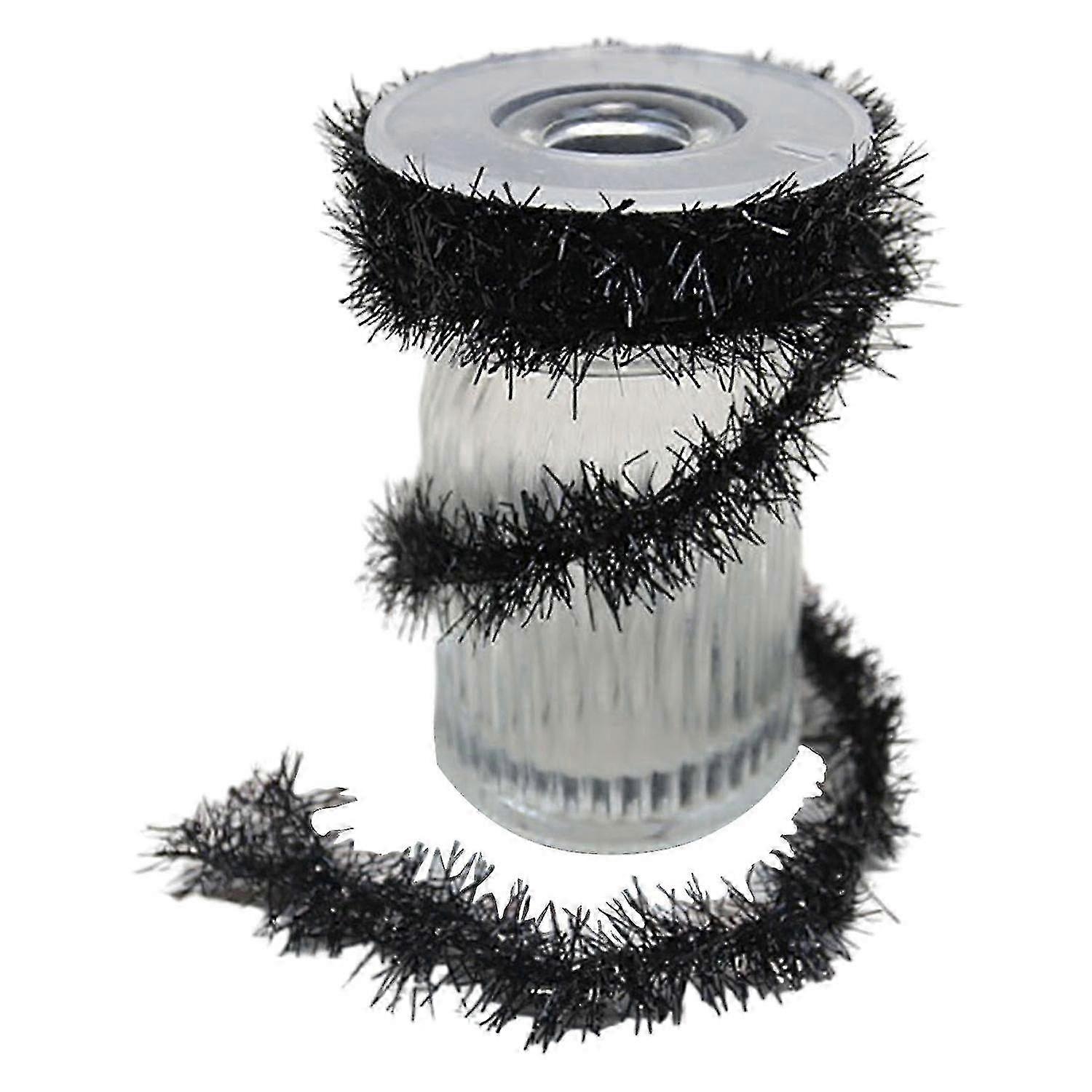 曲げられるカラーバーワイヤーガーランドハロウィーンとクリスマスの装飾 - ブラック