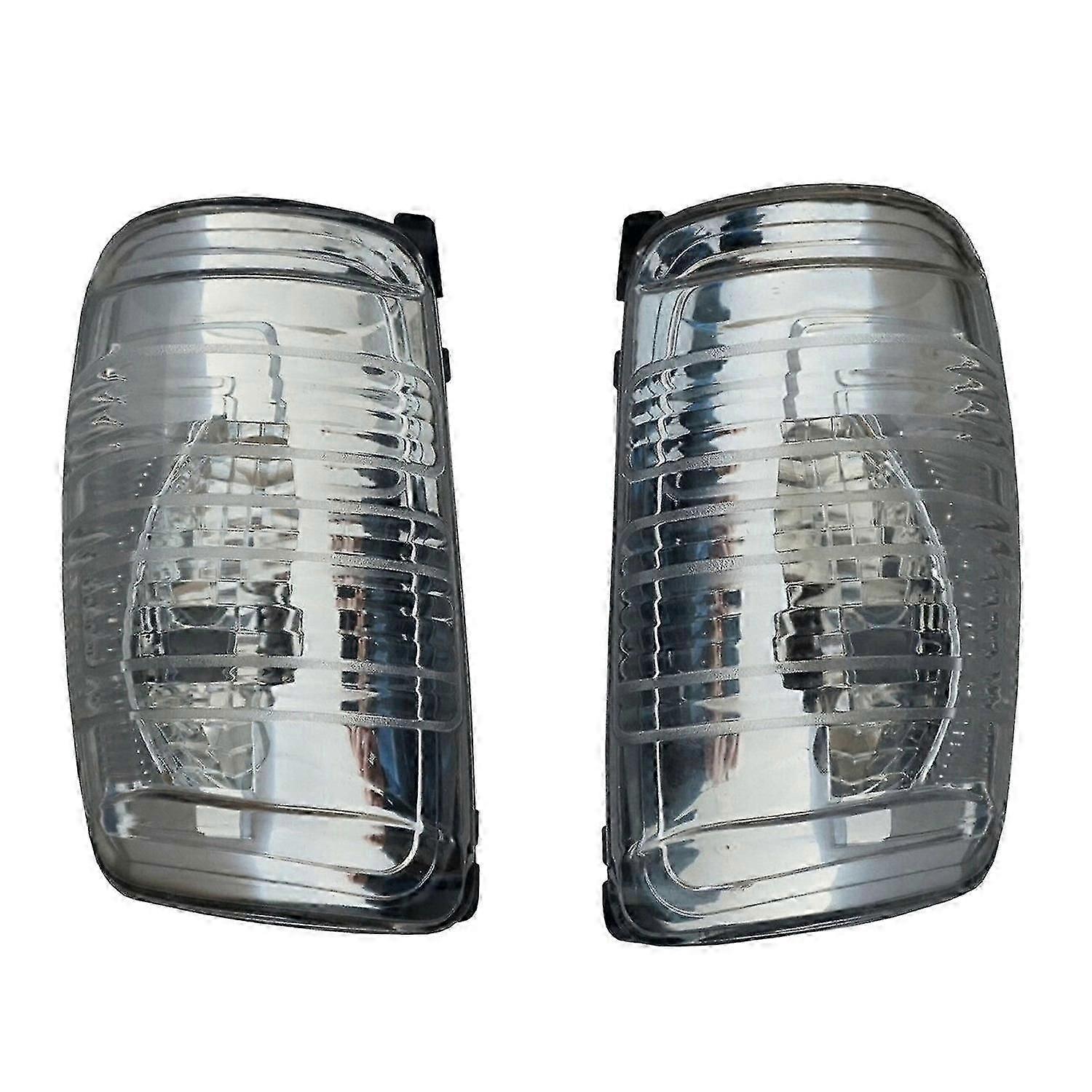 for Transit Mirror Turn Signal Indicator Mirror White AB 2013 Right+Left Rearview Mirror Turn Signa