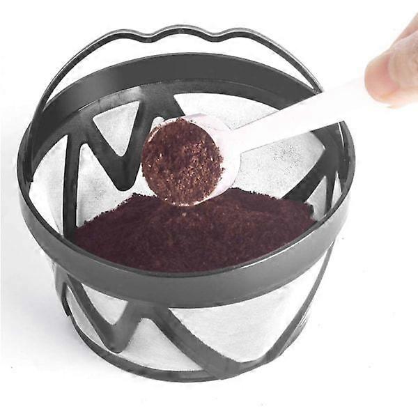 Reusable and refillable coffee filter, reusable coffee filter basket