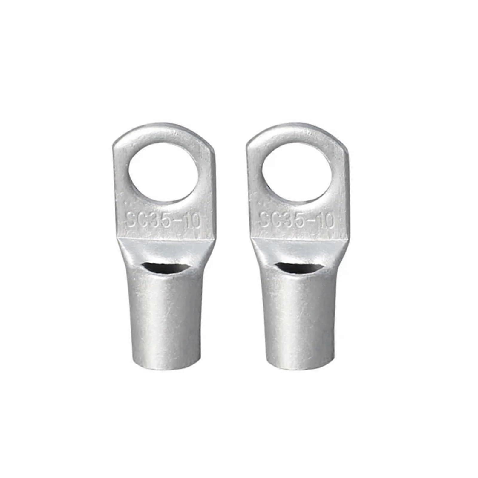 5 PCS SC 106 108 Wire Lug Terminal SC10 Bare Copper Battery Block Lug Hole 10mm Wire SC Type Crimp Cable end Connector(SC108)