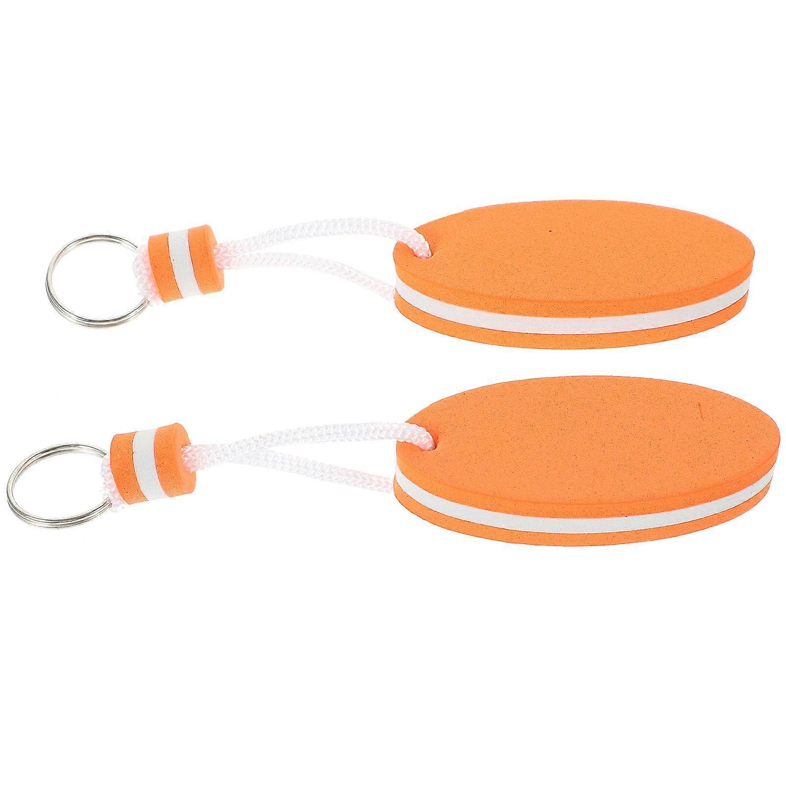EVA Floating Keyring 2 Pack – Lightweight Waterproof Keychain for Kayaking, Canoeing & Outdoor Activities – Durable, Portable & Easy to Spot