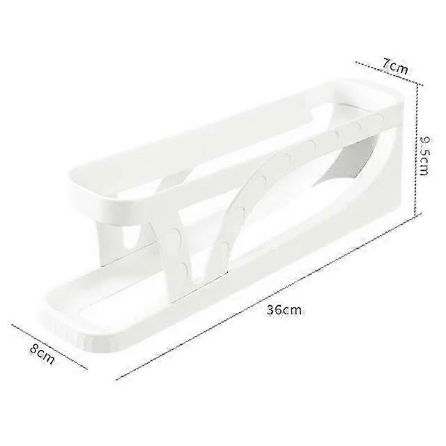 2025 Automatic Scrolling Egg Rack Holder Storage Box Egg Basket Container Organizer Rolldown Refrigerator Egg Dispenser For Kitchen
