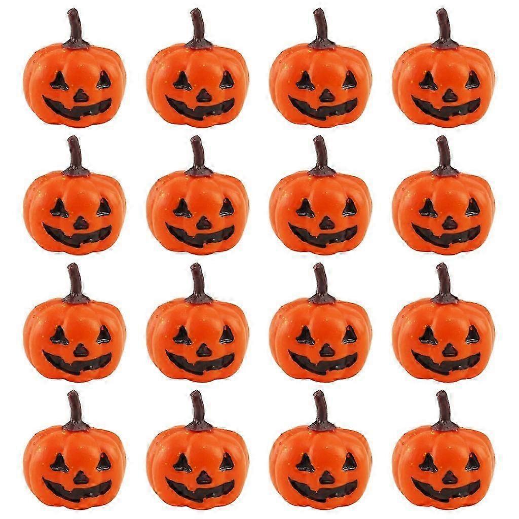 16 Pcs Simulation Grimace Pumpkins Artificial Foam Pumpkin for Halloween Party