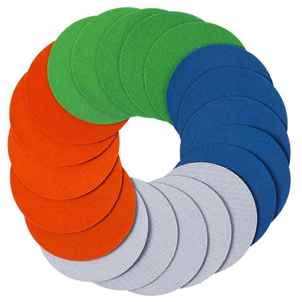 円形サンディングディスク植毛材料ブレンディングとバリ取り装飾仕上げ20個