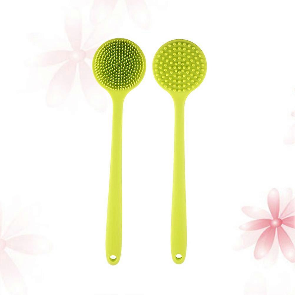 Cleansing Brush Meridian Massage Bath Time 37.5x8.5x5 Cm Silicone 1Pcs