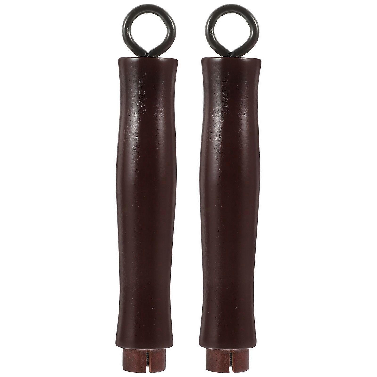 2Pcs Wooden Pot Handle Universal Pot Handle Detachable Pot Handle Long Handle Grip Replacement