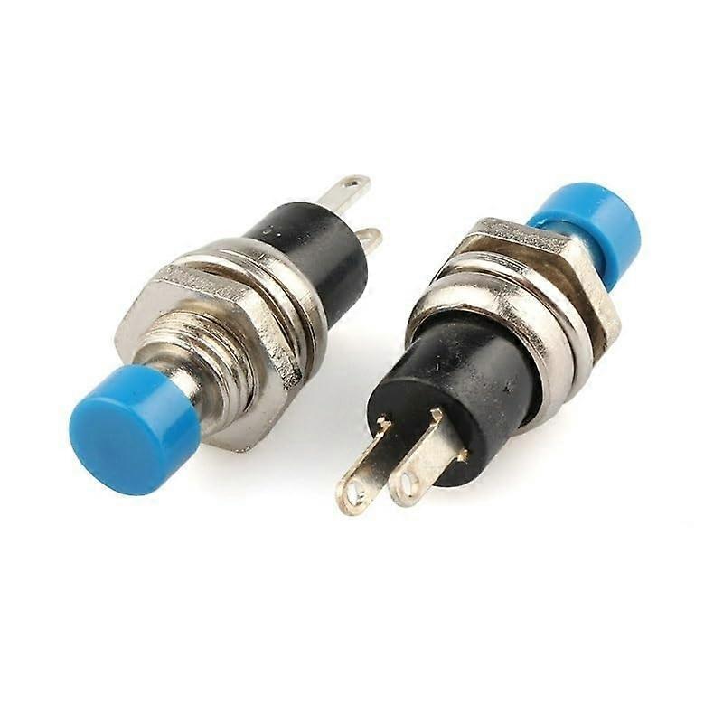 5Pcs Momentary Push Button Switch 7mm Blue for DIY Projects, Circuit Boards, and Electronics Applications