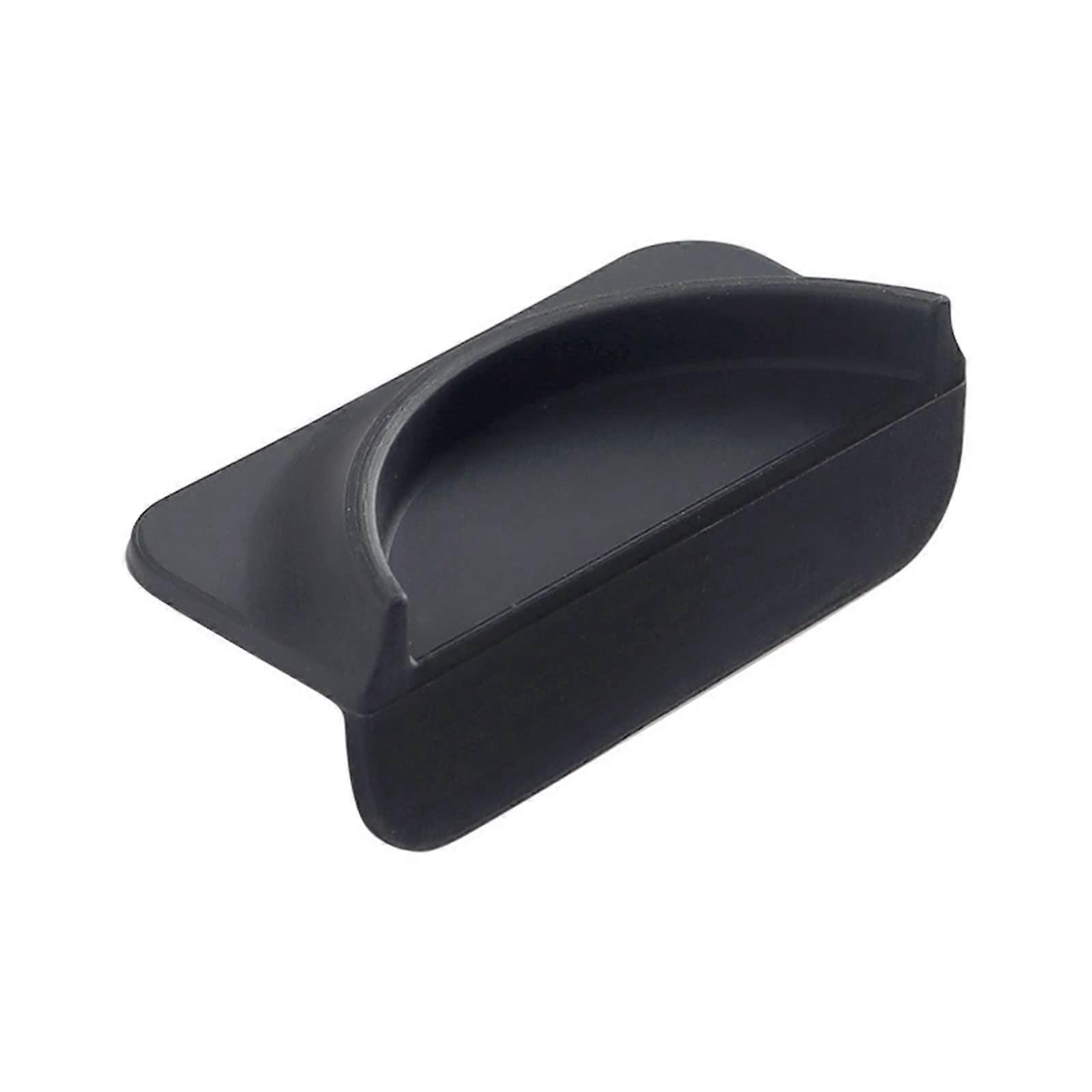 Silicone Coffee Tamper Mat - Non-Slip Espresso Pad, Black Silicone Mat for Coffee Pods and Tampers, 8 x 6 Inches